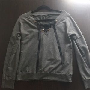 Nasty Gal Tie Sweater